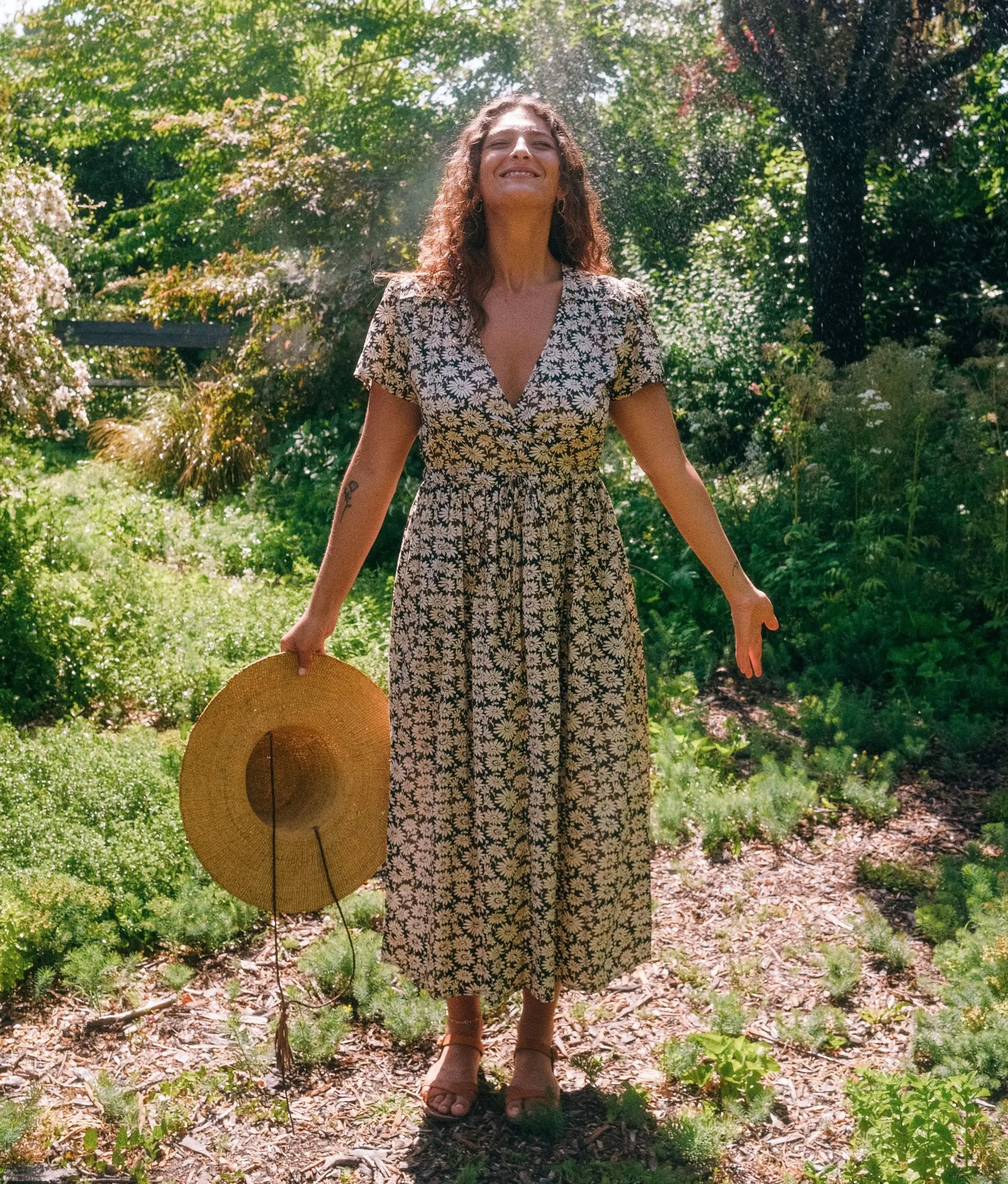 The Dawn Dress Petites | Night Chamomile