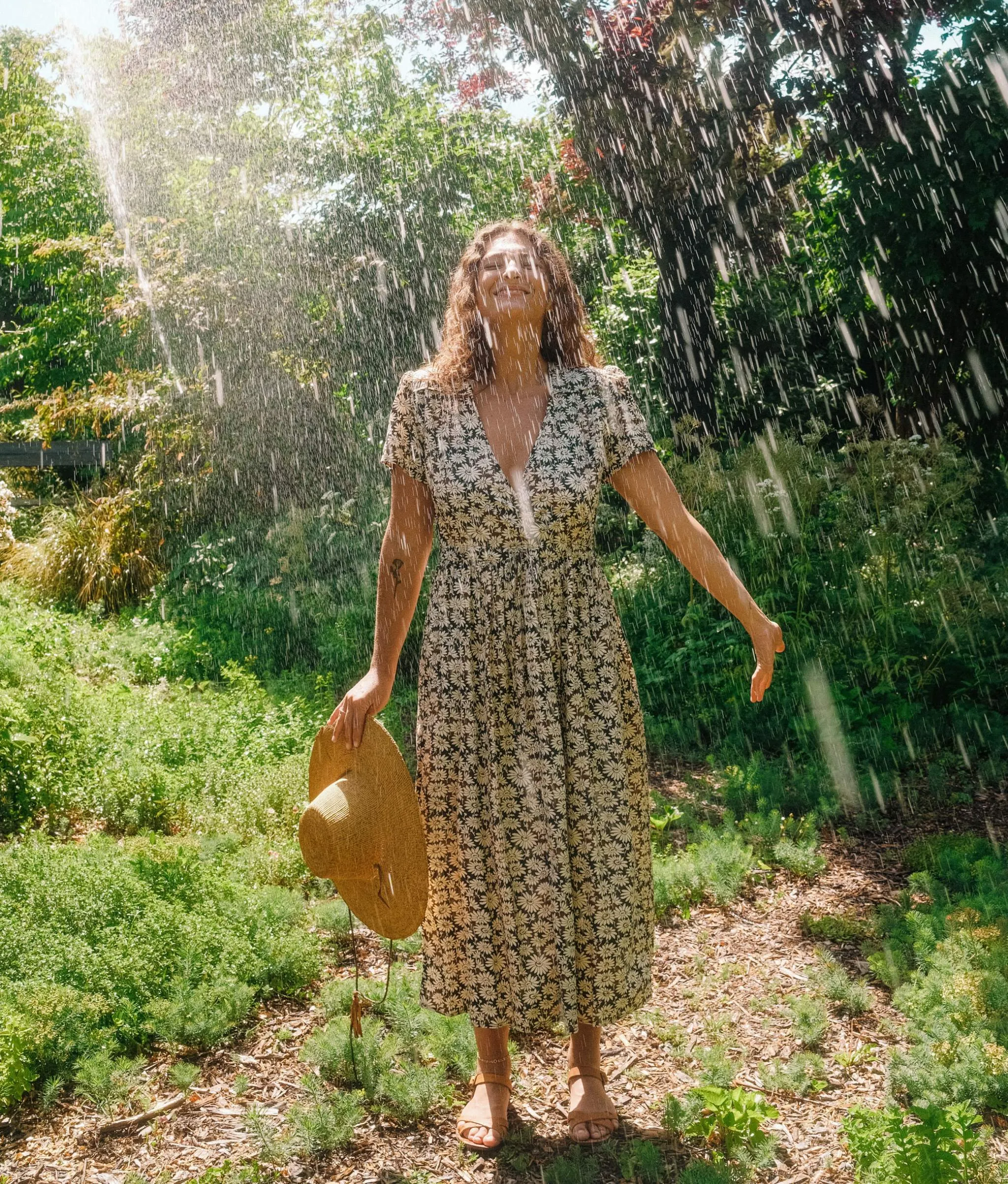 The Dawn Dress Petites | Night Chamomile