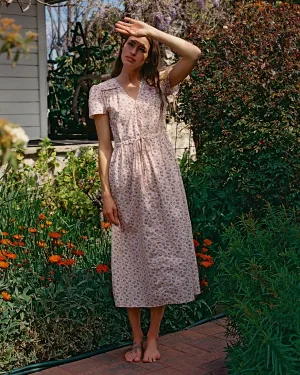 The Dawn Dress Petites | Oat Straw Cream