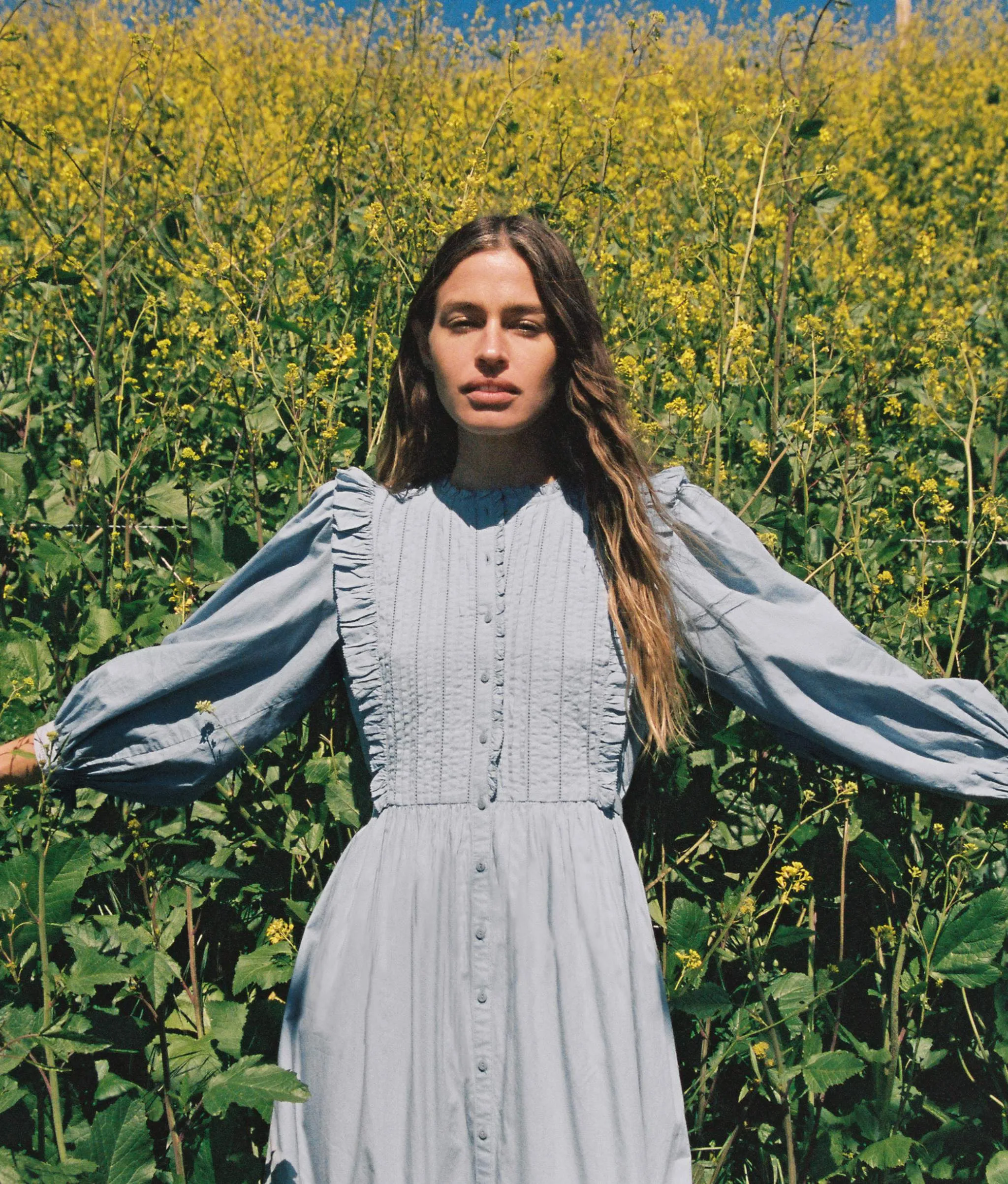 The Marguerite Dress | Cornflower