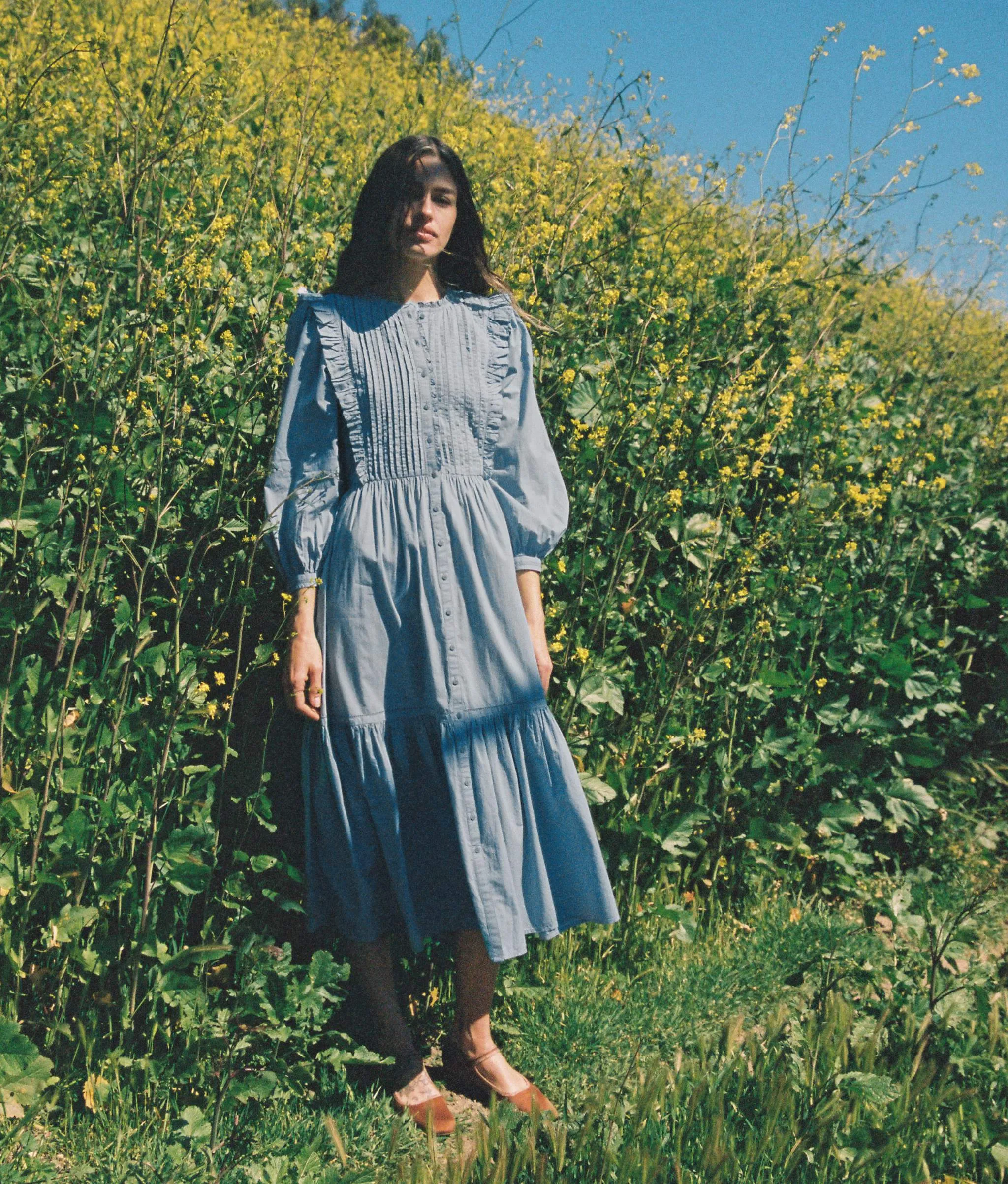 The Marguerite Dress | Cornflower