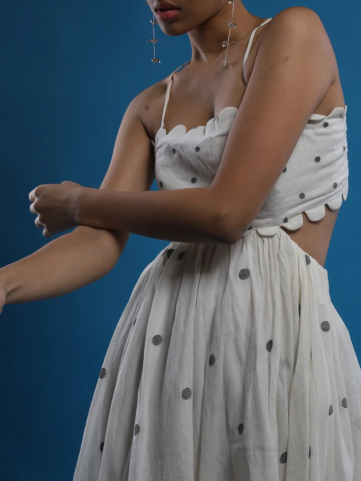 Timeless Midi Strappy Dress - White