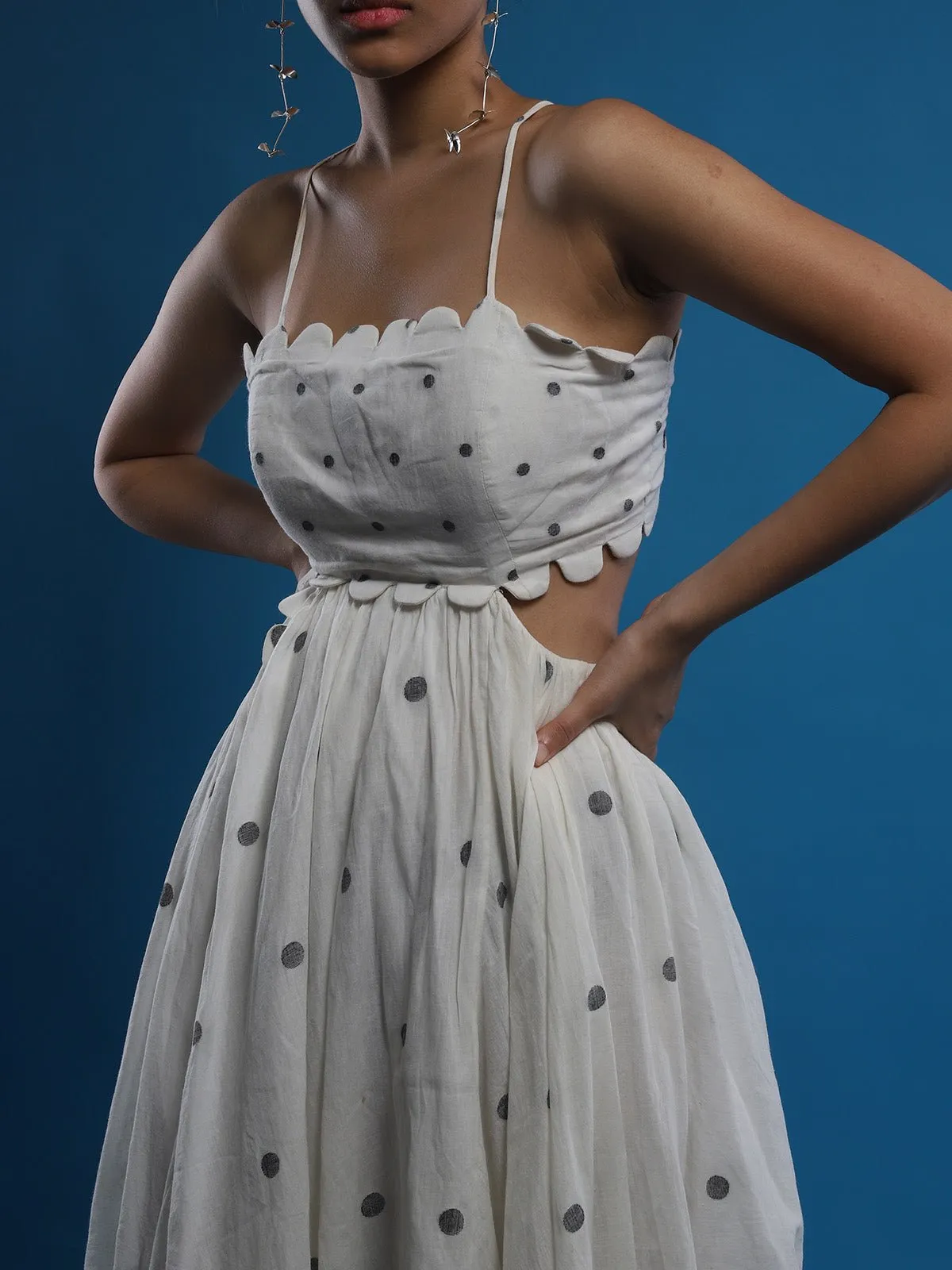 Timeless Midi Strappy Dress - White