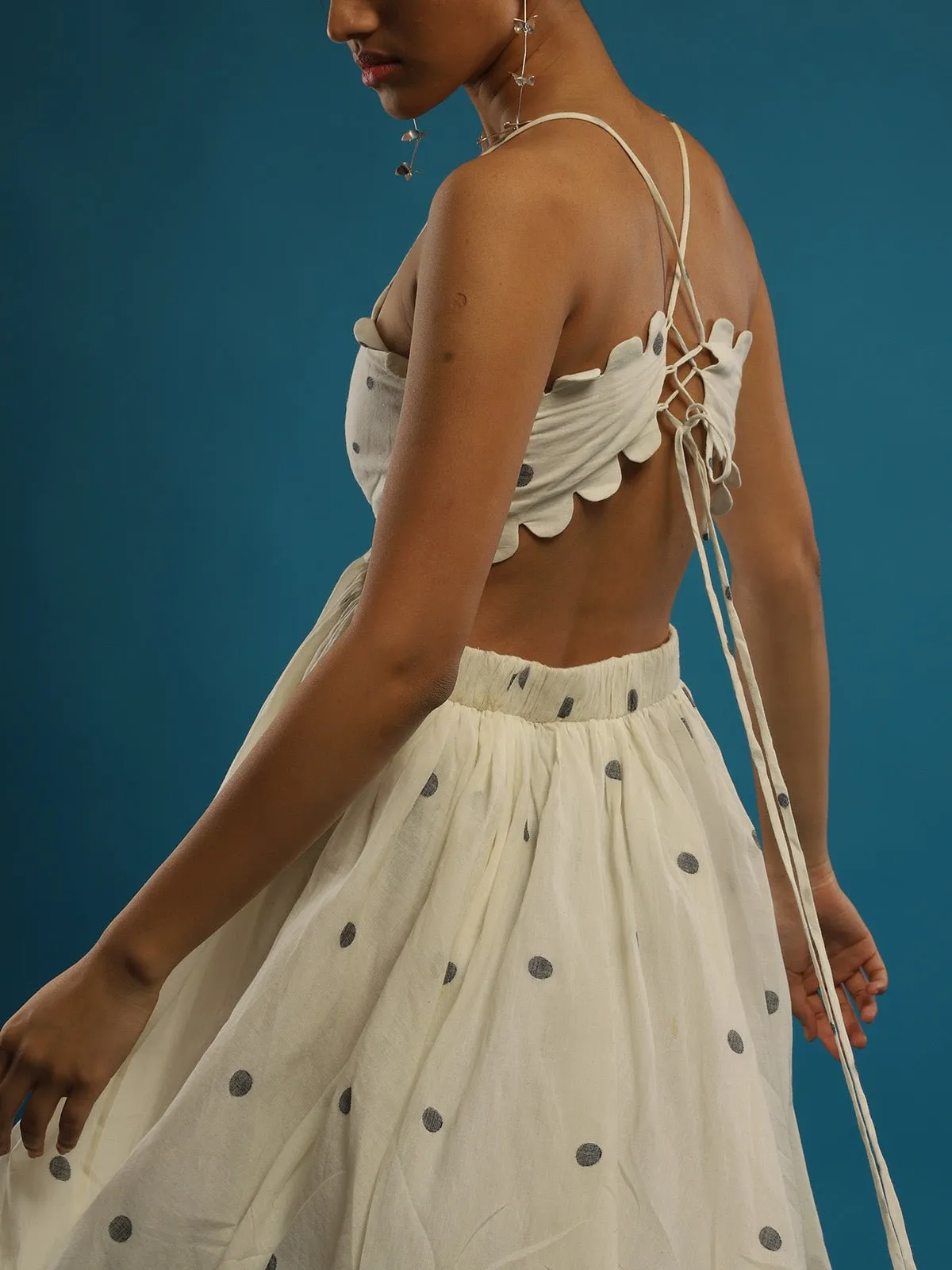 Timeless Midi Strappy Dress - White