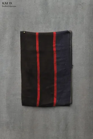 Ultra Light Cashmere Scarf -Black/Navy/Red