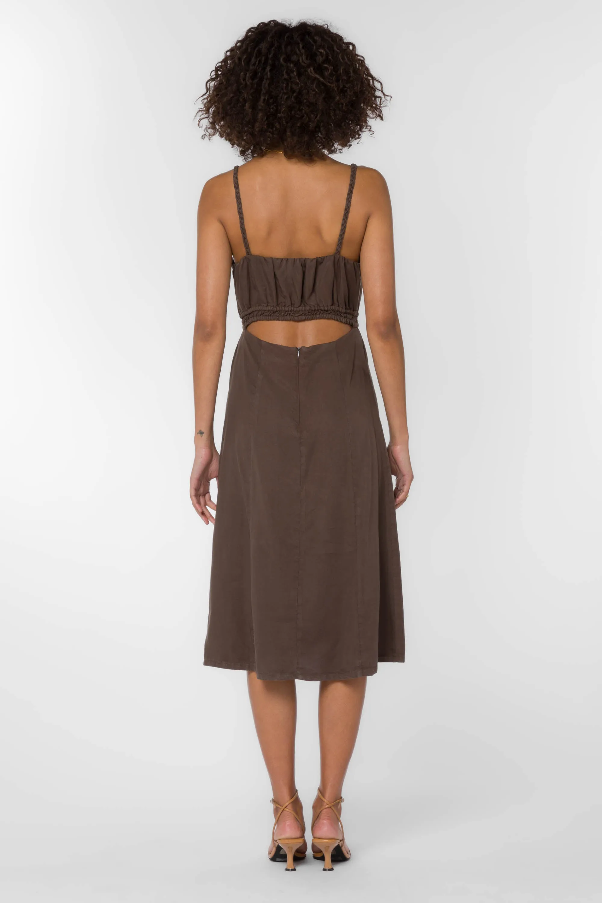 Vestie Brown Dress