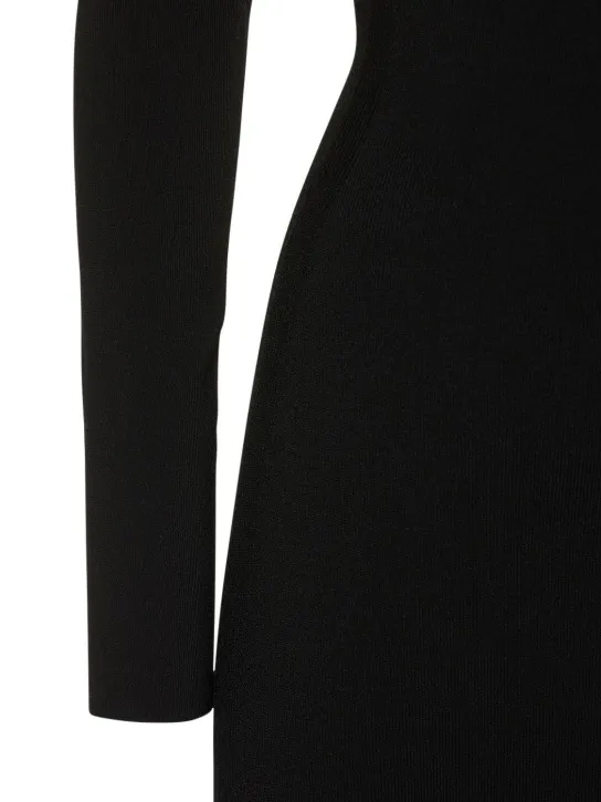 Victoria Beckham   Body compact viscose midi dress 