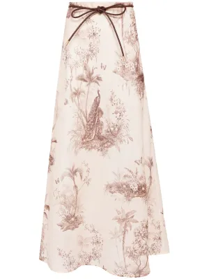 Waverly Bias Midi Skirt