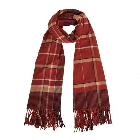 Woven Super-Soft Marmalade Check Scarf