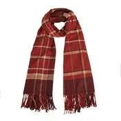 Woven Super-Soft Marmalade Check Scarf